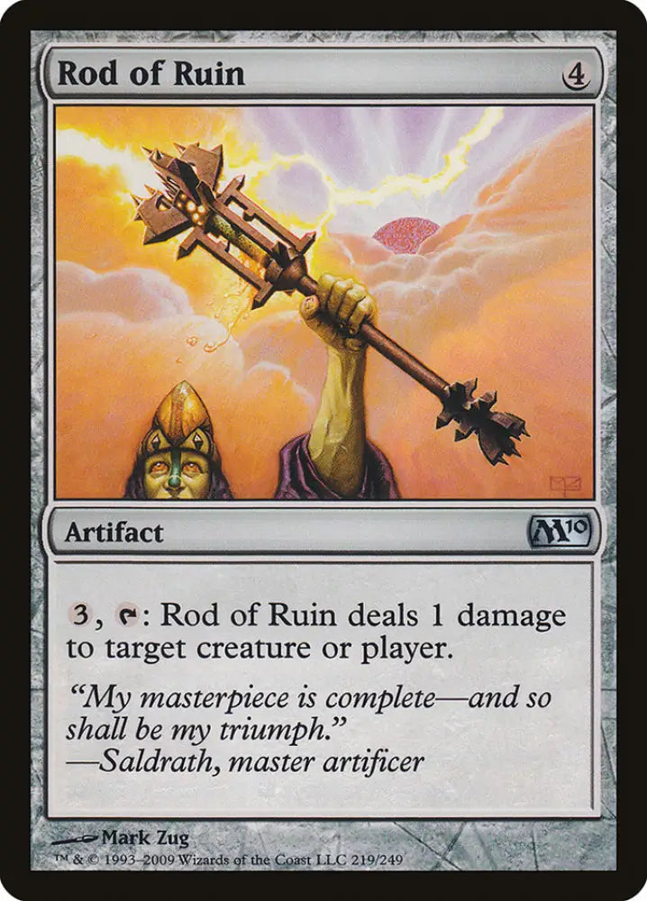 Rod of Ruin [Magic 2010] - MTG Single