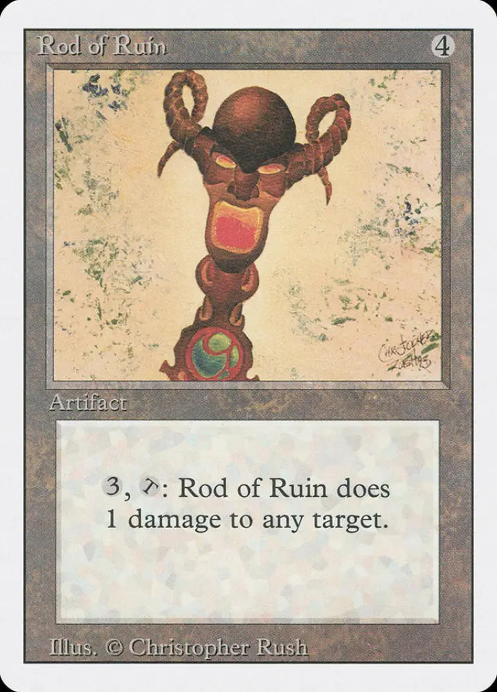 Rod of Ruin [Revised Edition] - MTG Single