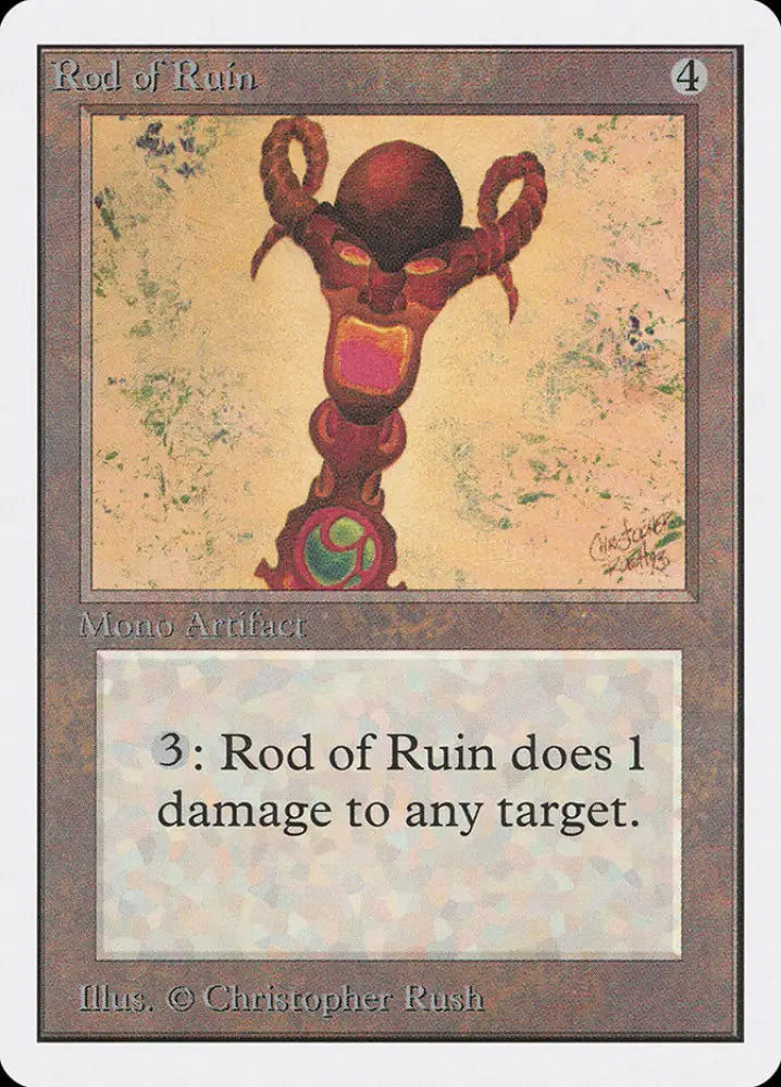 Rod of Ruin [Unlimited Edition] - MTG Single