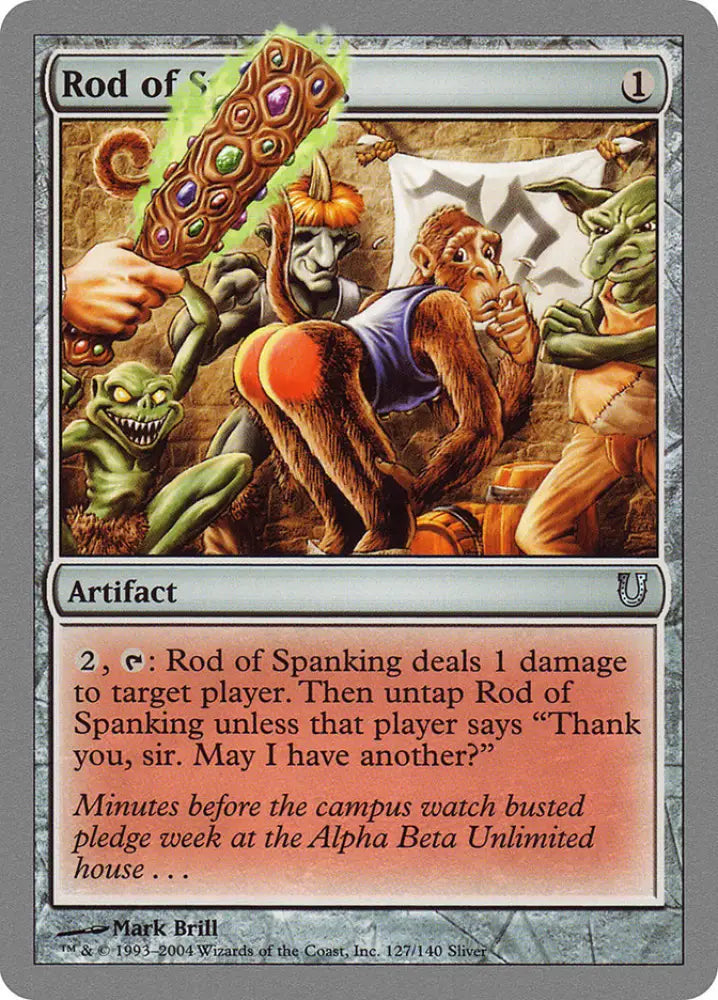 Rod of Spanking [Unhinged] - MTG Single