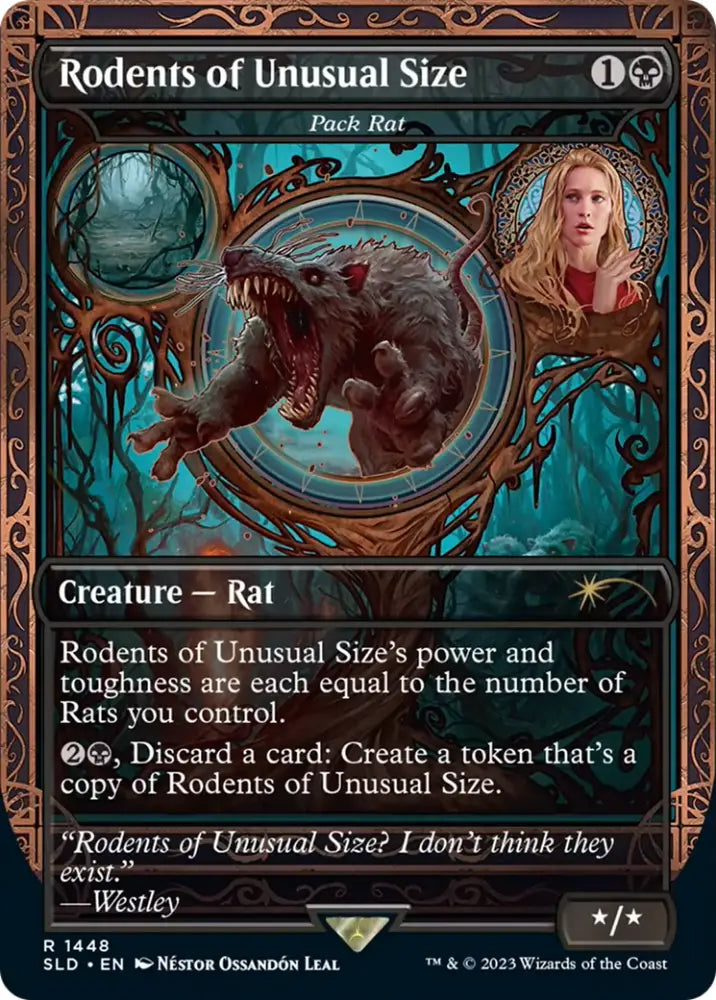 Rodents of Unusual Size - Pack Rat [Secret Lair Drop Series] - MTG Single