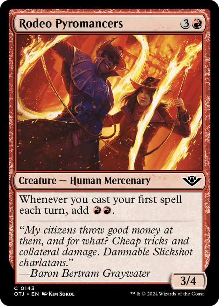 Rodeo Pyromancers [Outlaws of Thunder Junction] - MTG Single