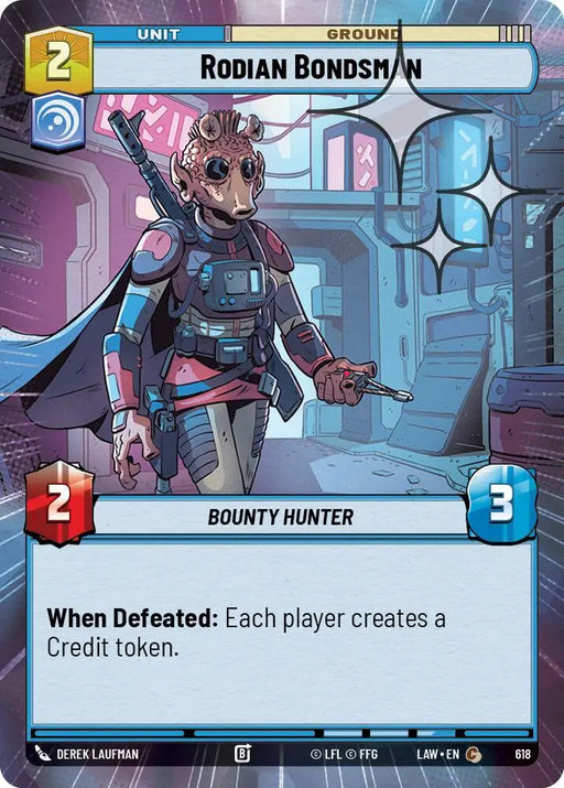 Rodian Bondsman (Hyperspace Foil) (618) [A Lawless Time]