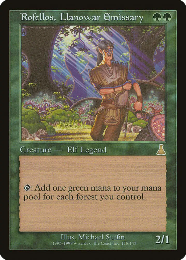 Rofellos Llanowar Emissary [Urza’s Destiny] - MTG Single