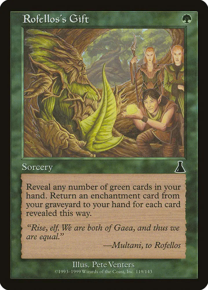 Rofellos’s Gift [Urza’s Destiny] - MTG Single