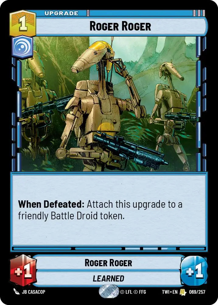 Roger Roger (069/257) [Twilight of the Republic] - Star Wars: Unlimited Single