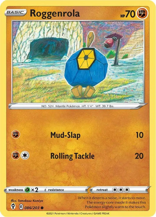 Roggenrola (086/203) [Sword & Shield: Evolving Skies] - Pokemon Single