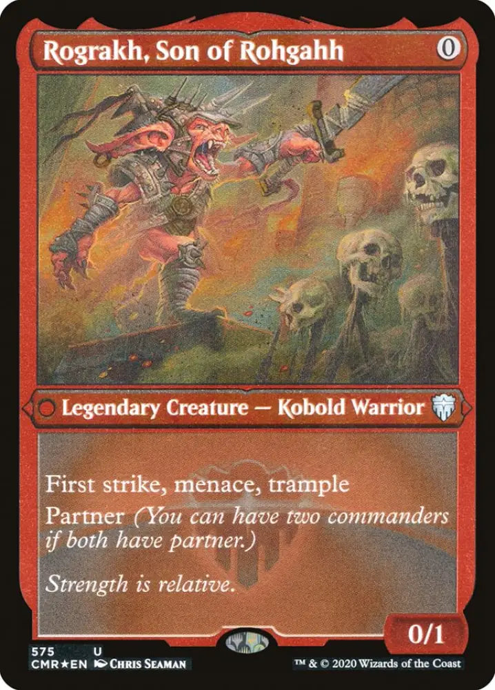 Rograkh Son of Rohgahh (Etched) [Commander Legends] - MTG Single