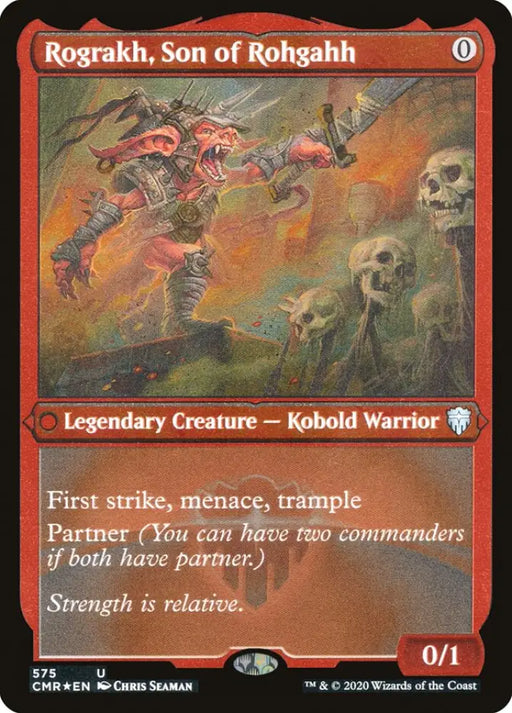 Rograkh Son of Rohgahh (Etched) [Commander Legends] - MTG Single
