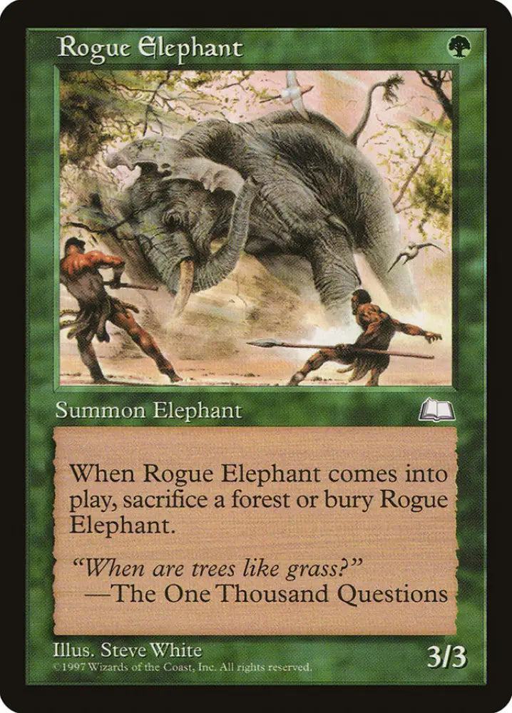 Rogue Elephant [Weatherlight] - MTG Single