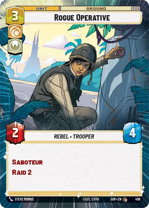 Rogue Operative (Hyperspace) (456) [Spark of Rebellion] - Star Wars: Unlimited Single