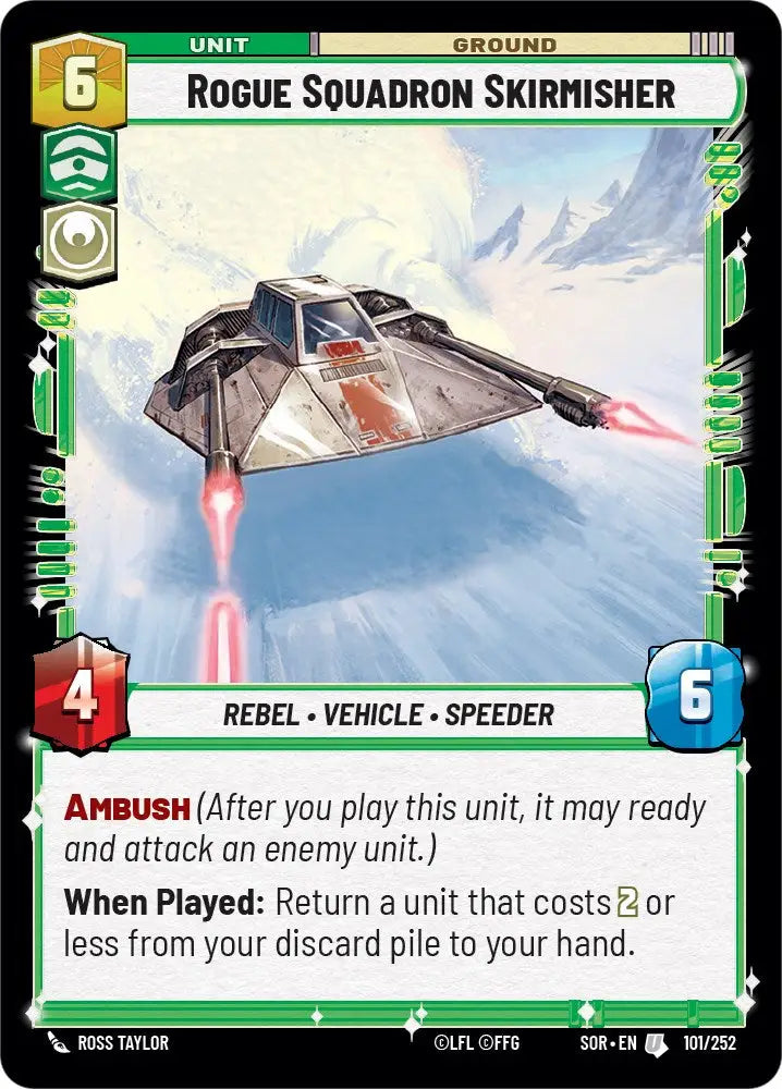 Rogue Squadron Skirmisher (101/252) [Spark of Rebellion] - Star Wars: Unlimited Single