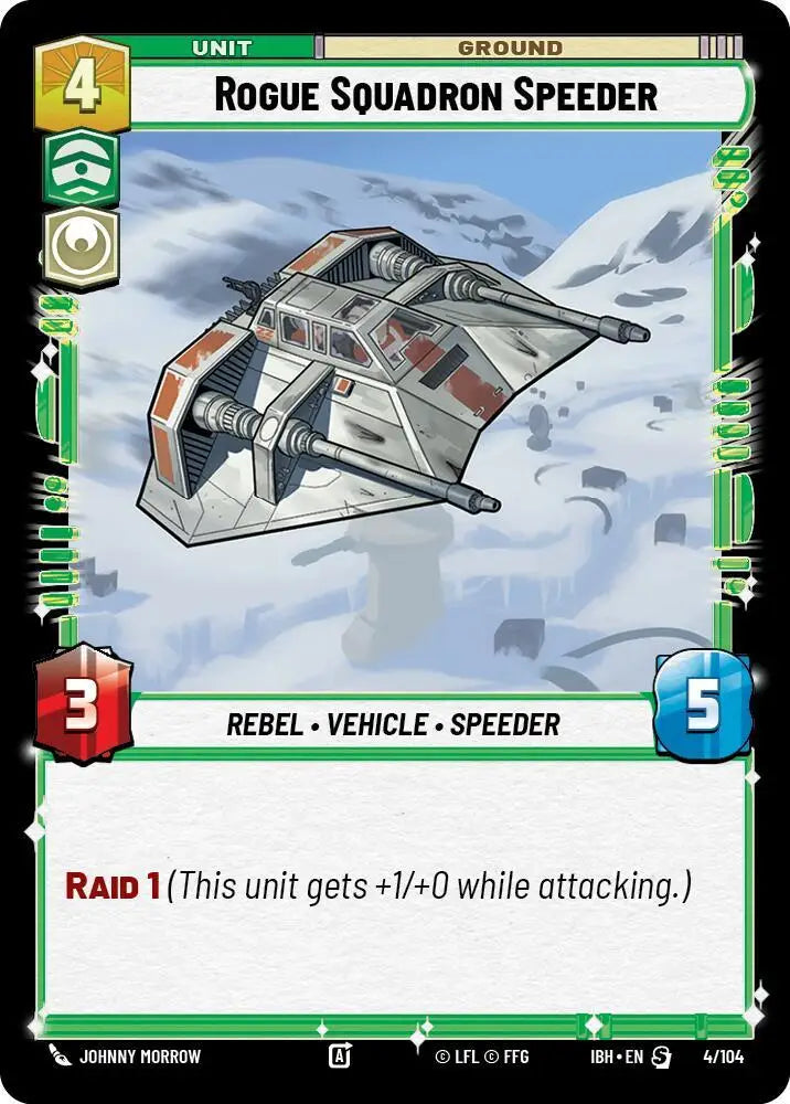 Rogue Squadron Speeder (4/104) [Intro Battle: Hoth]