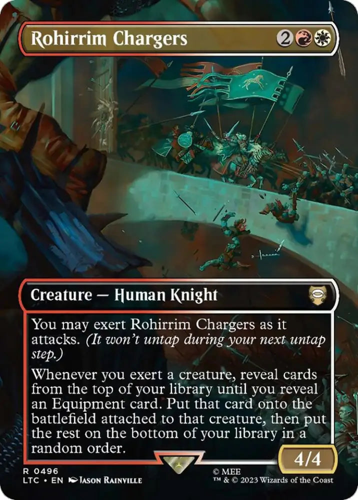 Rohirrim Chargers (Borderless) [The Lord of the Rings: Tales of Middle-Earth Commander] - MTG Single