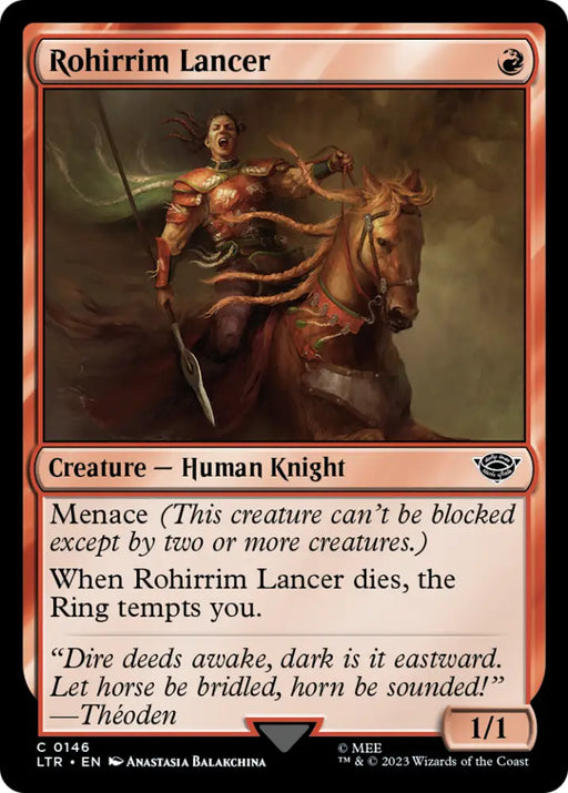 Rohirrim Lancer [The Lord of the Rings: Tales of Middle-Earth] - MTG Single