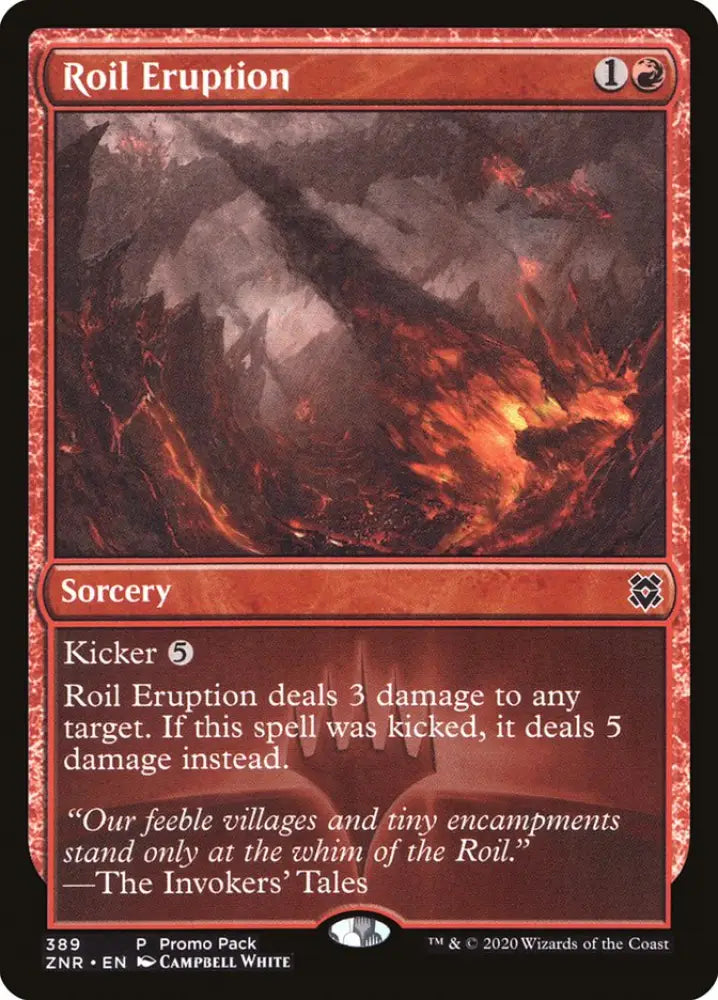 Roil Eruption (Promo Pack) [Zendikar Rising Promos] - MTG Single