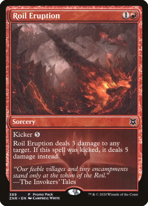 Roil Eruption (Promo Pack) [Zendikar Rising Promos] - MTG Single
