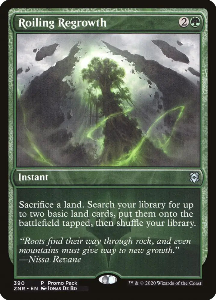 Roiling Regrowth (Promo Pack) [Zendikar Rising Promos] - MTG Single