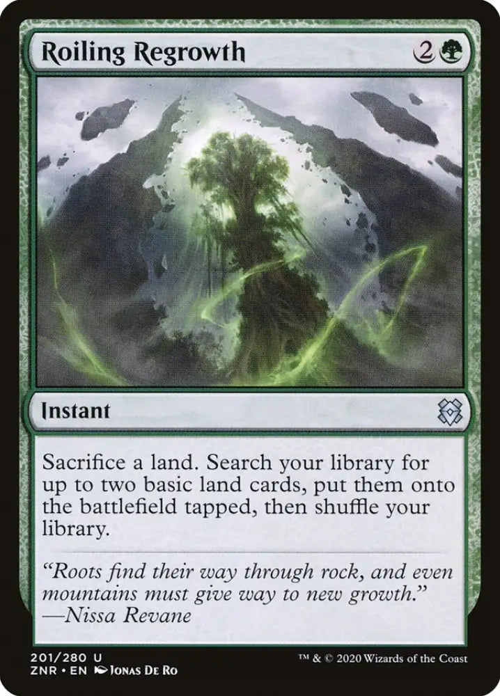 Roiling Regrowth [Zendikar Rising] - MTG Single