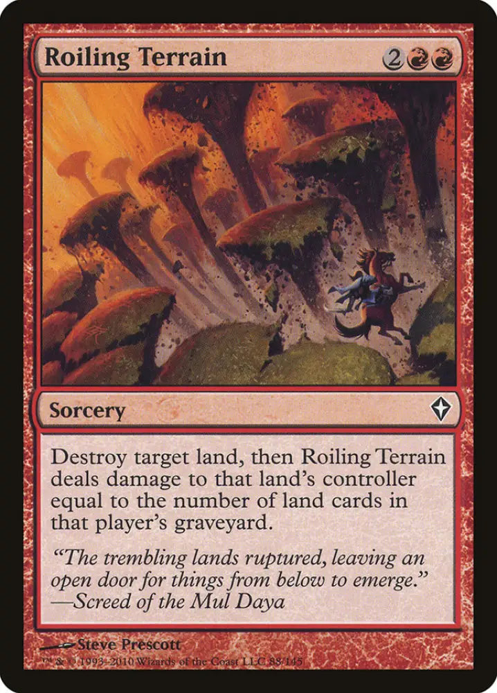 Roiling Terrain [Worldwake] - MTG Single