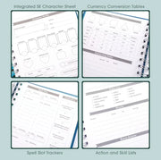 Roll & Play - DnD Character Quest Notebook Heroic Blue - Role Playing Game