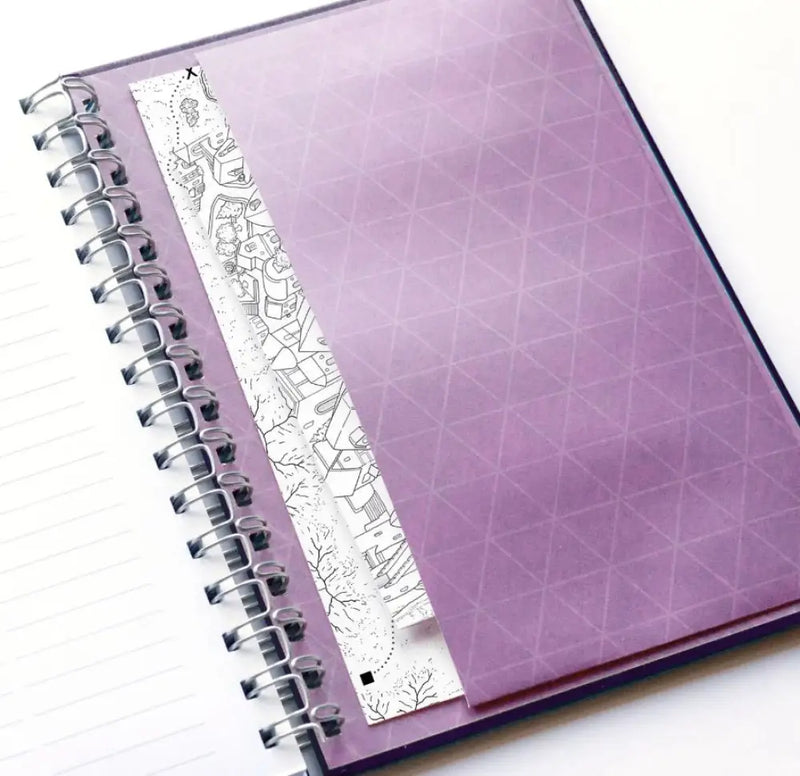 Roll & Play - DnD Game Master’s Quest Journal Mystic Purple - Role Playing Game