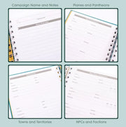 Roll & Play - Game Master’s Quest Notebook - Role Playing Game