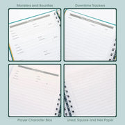 Roll & Play - Game Master’s Quest Notebook - Role Playing Game