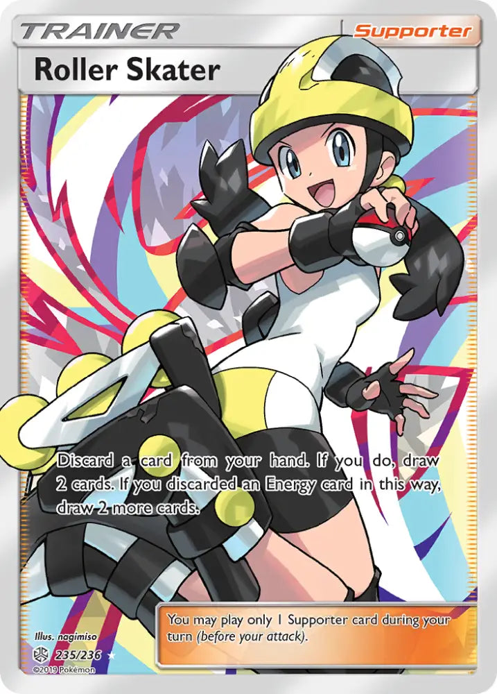 Roller Skater (235/236) [Sun & Moon: Cosmic Eclipse] - Pokemon Single
