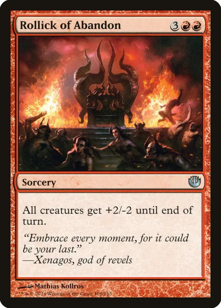 Rollick of Abandon [Journey into Nyx] - MTG Single
