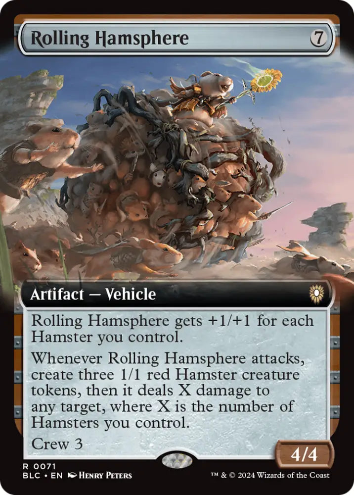 Rolling Hamsphere (Extended Art) [Bloomburrow Commander] - MTG Single