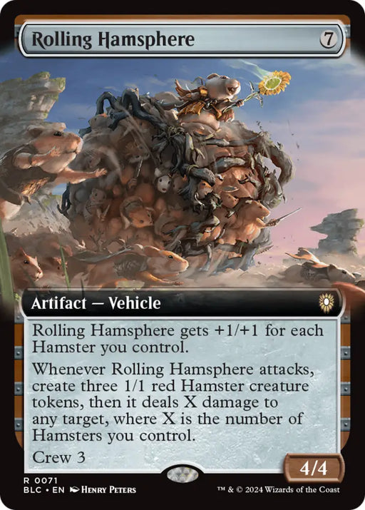 Rolling Hamsphere (Extended Art) [Bloomburrow Commander] - MTG Single
