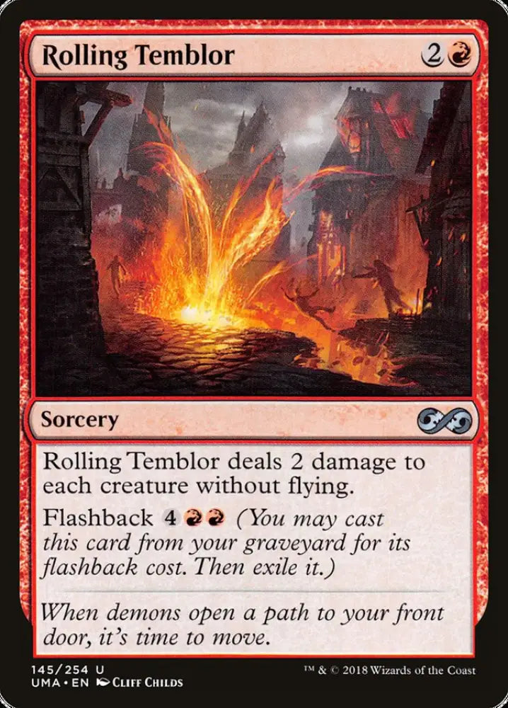 Rolling Temblor [Ultimate Masters] - MTG Single