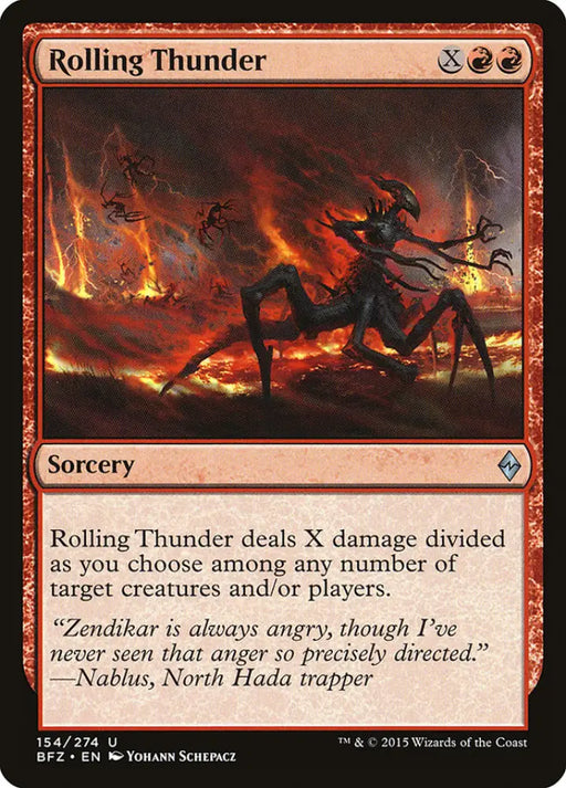 Rolling Thunder [Battle for Zendikar] - MTG Single