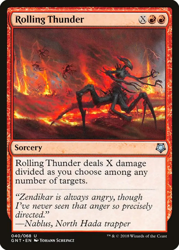 Rolling Thunder [Game Night 2018] - MTG Single