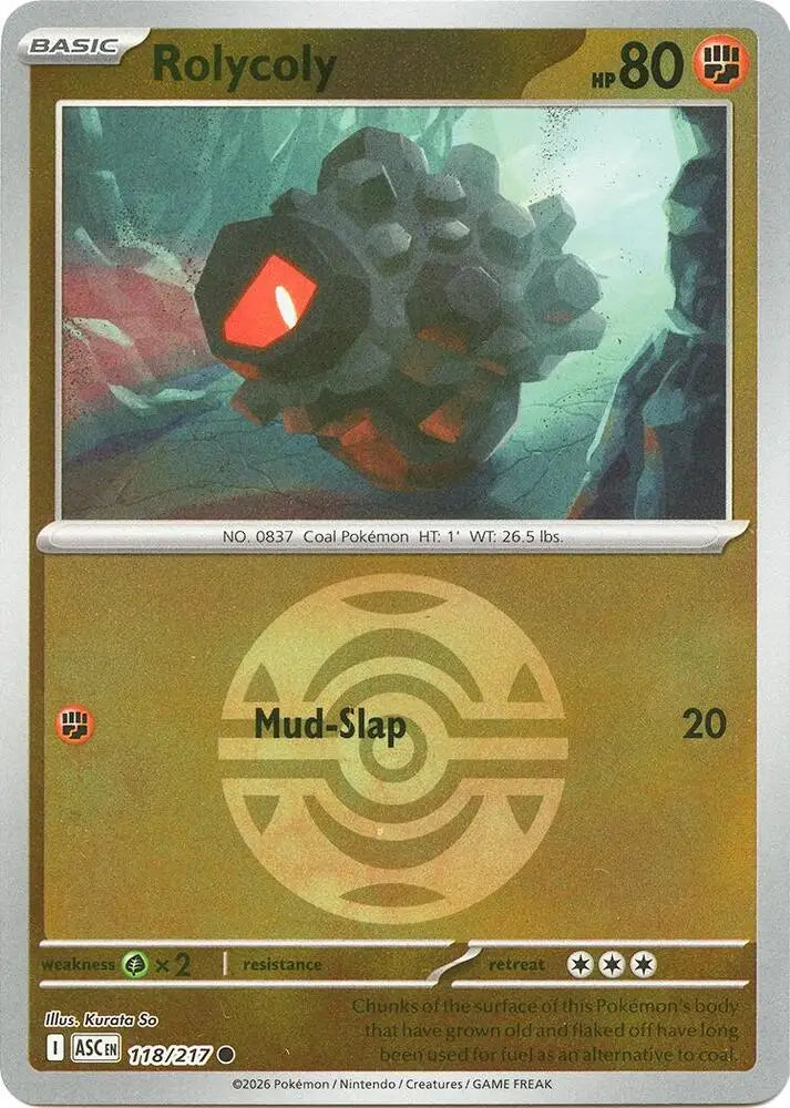 Rolycoly (Dusk Ball) (118/217) [ME: Ascended Heroes]