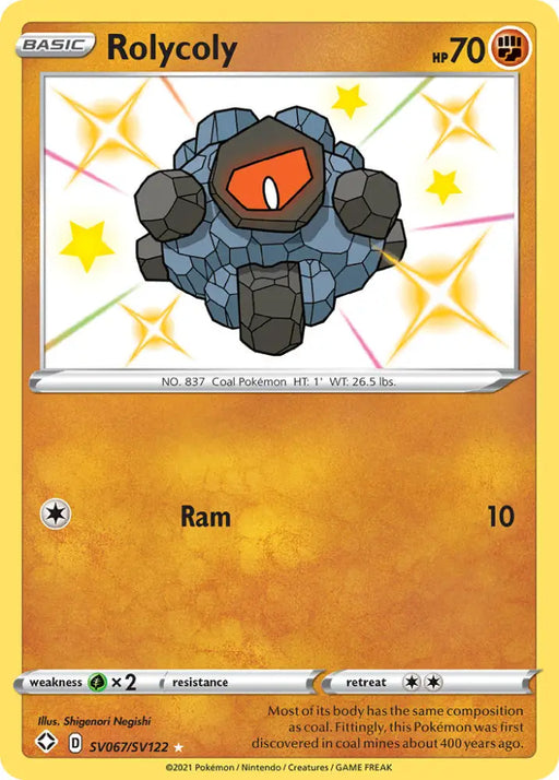 Rolycoly (SV067/SV122) [Sword & Shield: Shining Fates] - Pokemon Single