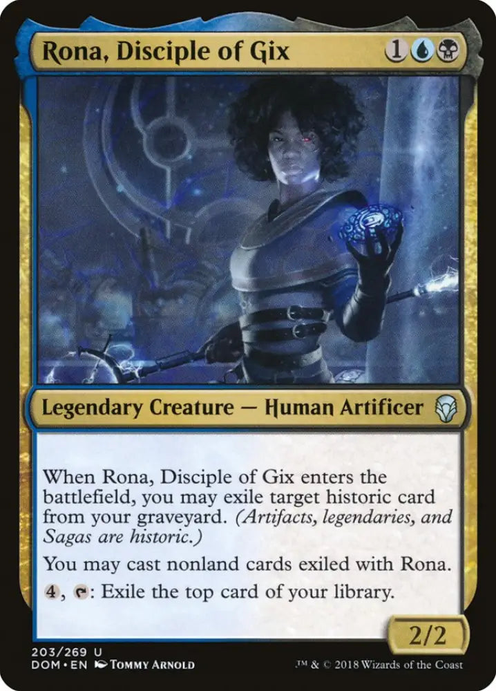 Rona Disciple of Gix [Dominaria] - MTG Single