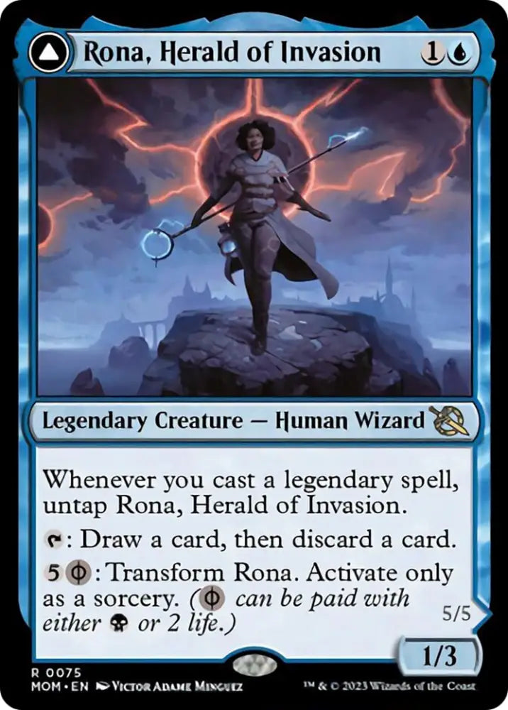 Rona Herald of Invasion // Rona Tolarian Obliterator [March of the Machine] - MTG Single