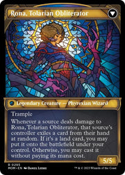 Rona Herald of Invasion // Rona Tolarian Obliterator (Showcase Planar Booster Fun) [March of the Machine] - MTG Single