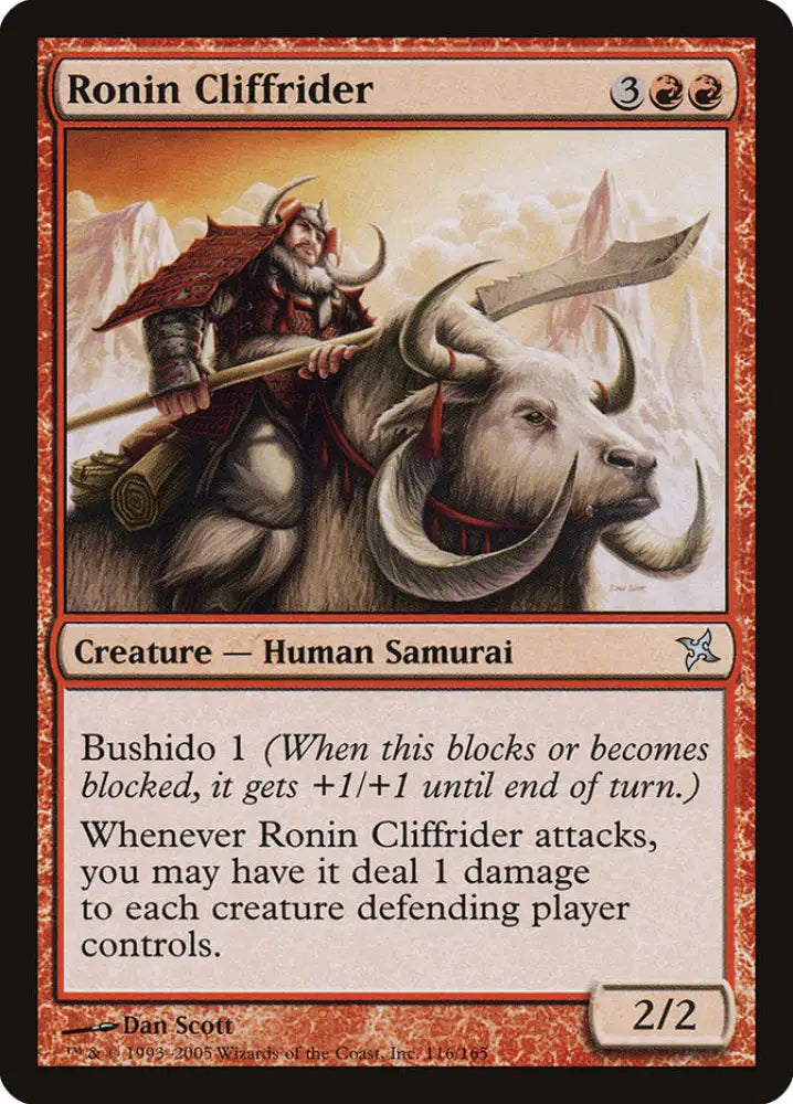 Ronin Cliffrider [Betrayers of Kamigawa] - MTG Single