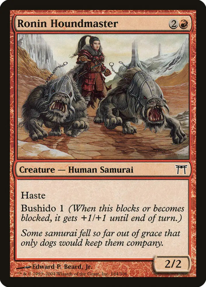 Ronin Houndmaster [Champions of Kamigawa] - MTG Single