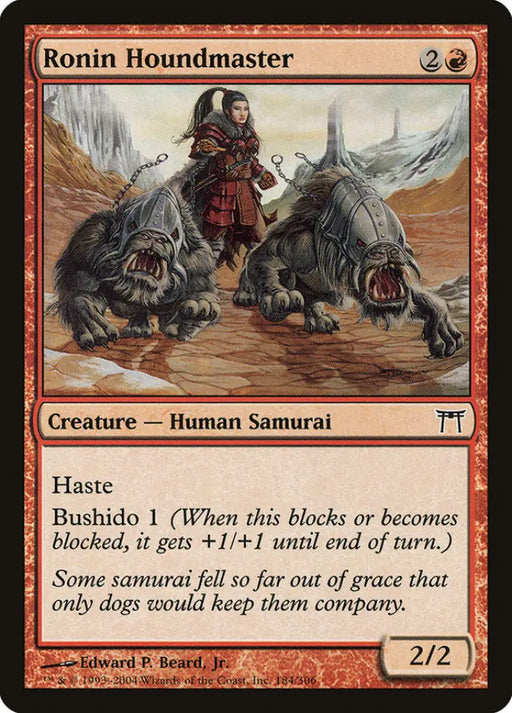Ronin Houndmaster [Champions of Kamigawa] - MTG Single