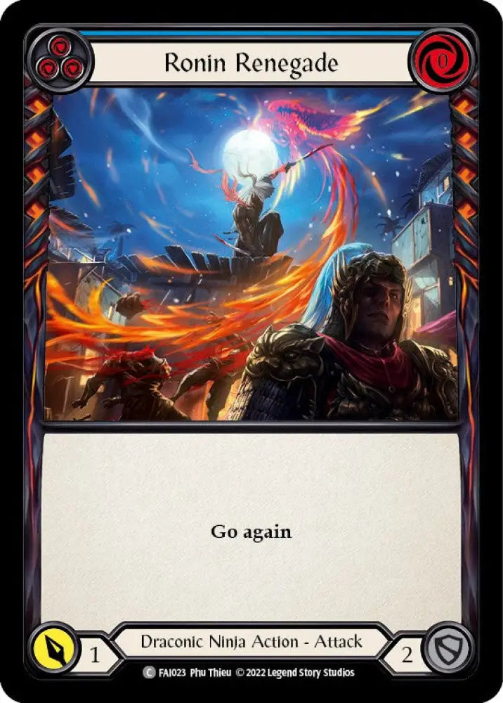 Ronin Renegade (Blue) [Uprising] (Fai Blitz Deck) - Flesh And Blood Single