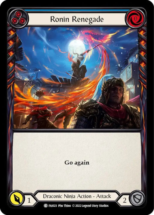 Ronin Renegade (Blue) [Uprising] (Fai Blitz Deck) - Flesh And Blood Single