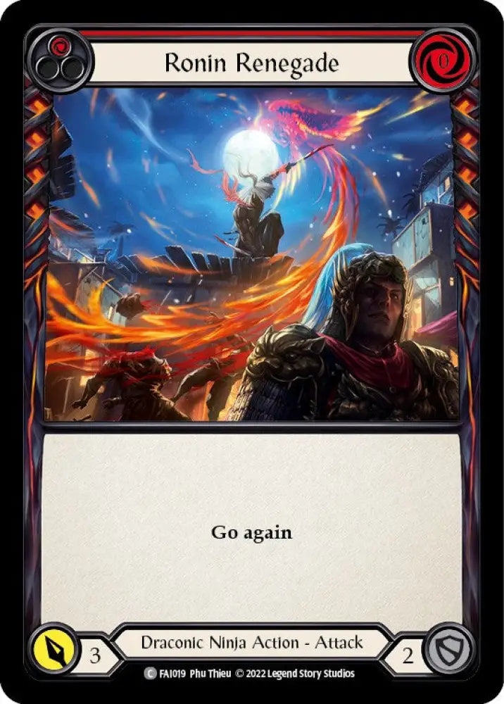 Ronin Renegade (Red) [Uprising] (Fai Blitz Deck) - Flesh And Blood Single