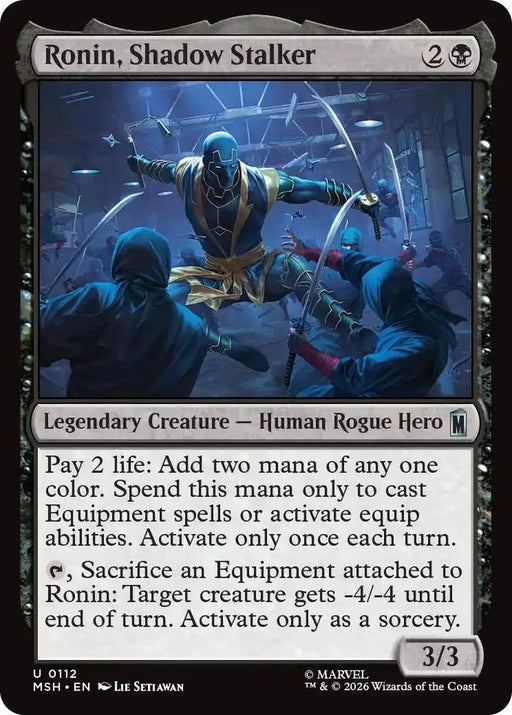Ronin, Shadow Stalker (112) [Marvel Super Heroes]