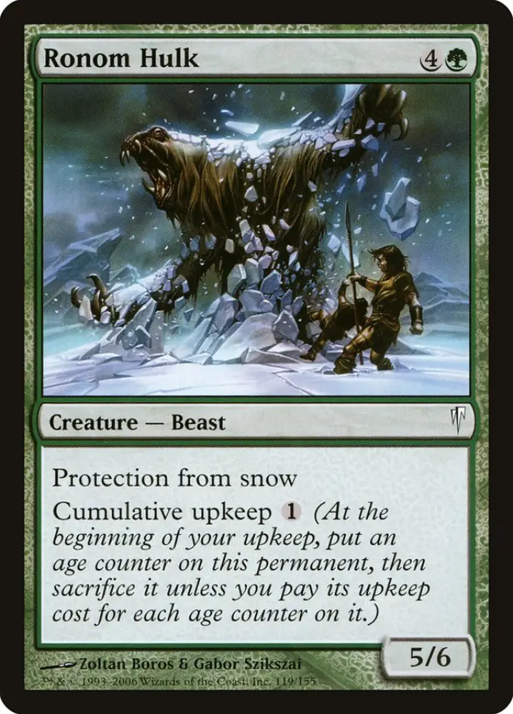 Ronom Hulk [Coldsnap] - MTG Single