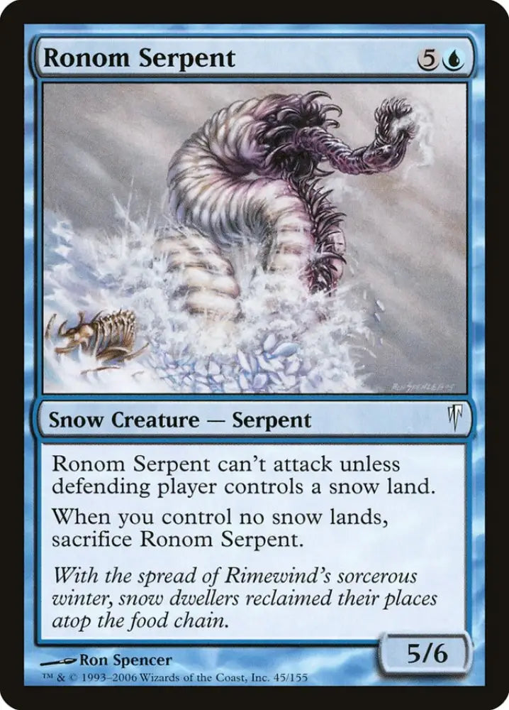 Ronom Serpent [Coldsnap] - MTG Single