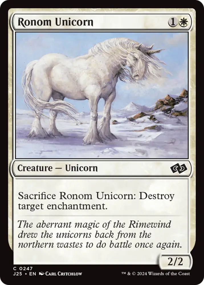 Ronom Unicorn [Foundations Jumpstart] - MTG Single